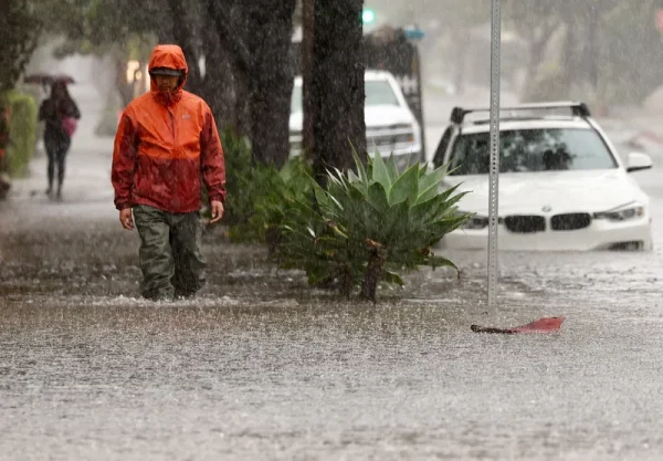 Floods in Santa Barbara on February 4th, caused by an atmospheric river event