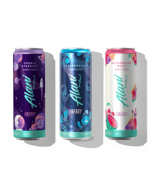 Picture of the Alaninu Energy Drink Cans
