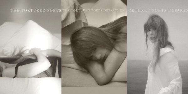 Album cover variants for Taylor Swifts TTPD.