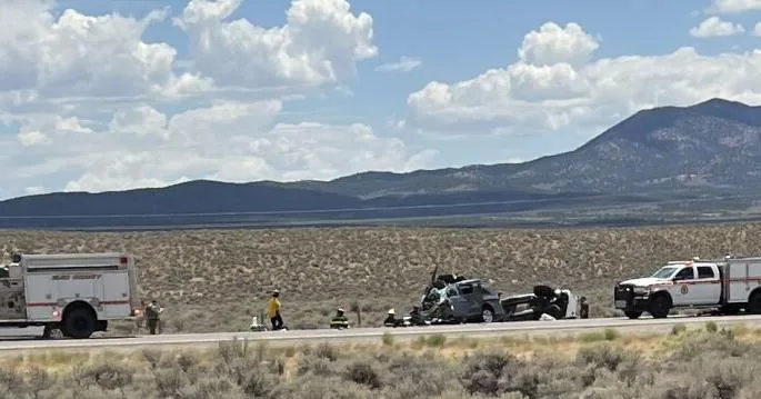 Four People Die in Head-On Highway 93 Crash North of Wells, Nevada, After Multi-Vehicle Collision Closes Major Route