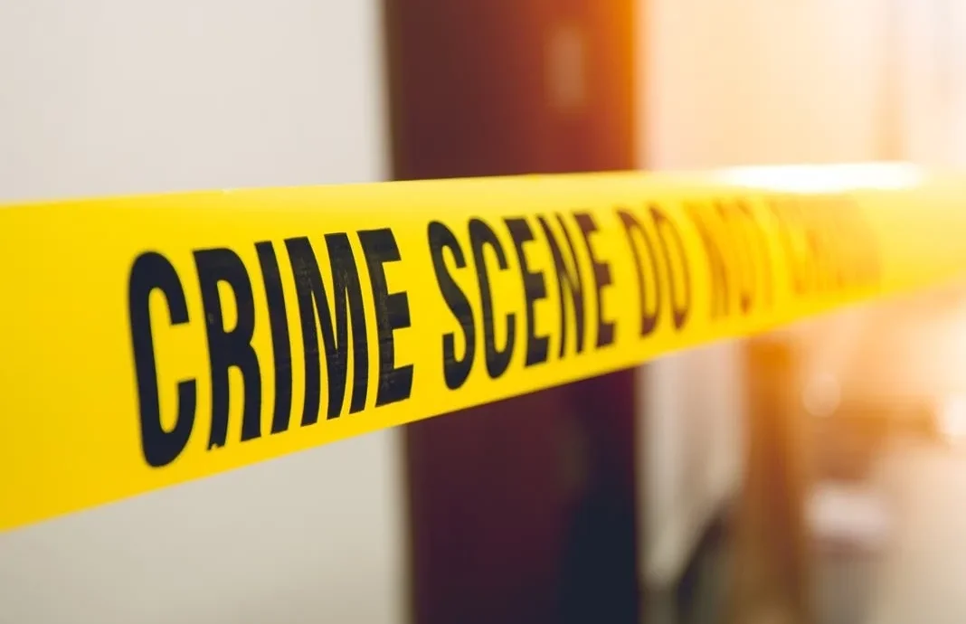 Police investigate a five-car crash scene on Dublin Boulevard in Dublin, California