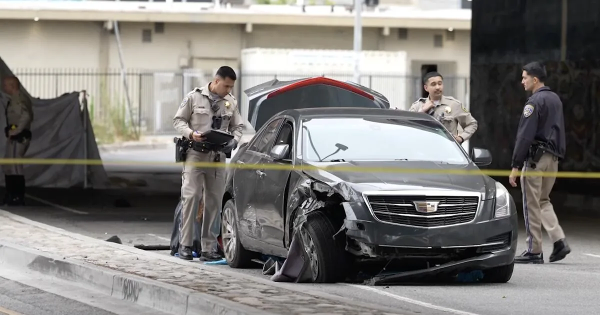 Pedestrian Killed in Early Saturday Crash Near 110 Freeway Offramp in Downtown Los Angeles, With One Person Arrested at the Scene