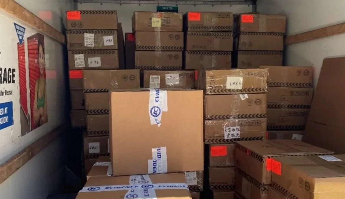 California Highway Patrol vehicles used in an organized retail theft crackdown